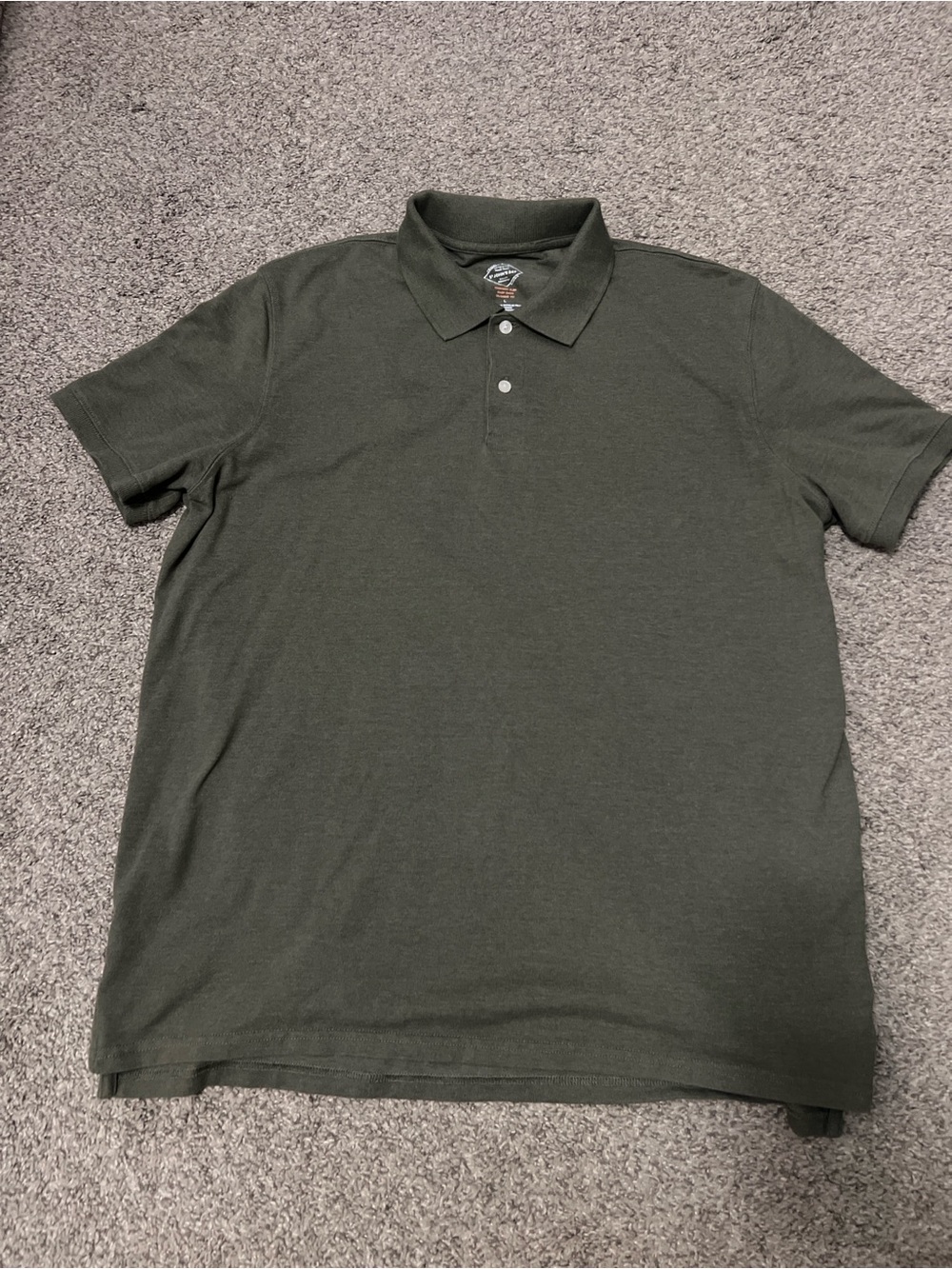 Men's Polo Shirt in Dark Olive Green